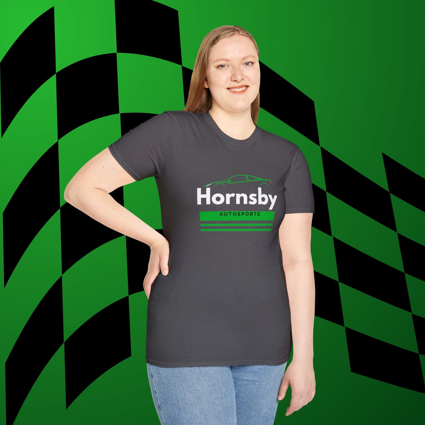 Hornsby Autosports Green Logo Tee