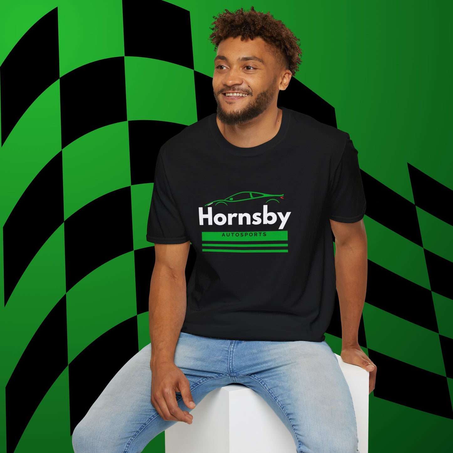 Hornsby Autosports Green Logo Tee